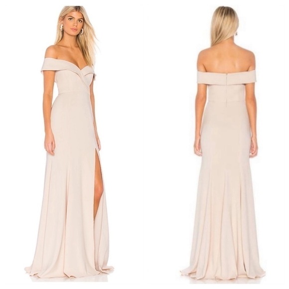 Jay Godfrey Talia Gown in Ecru x Revolve - Picture 1 of 12